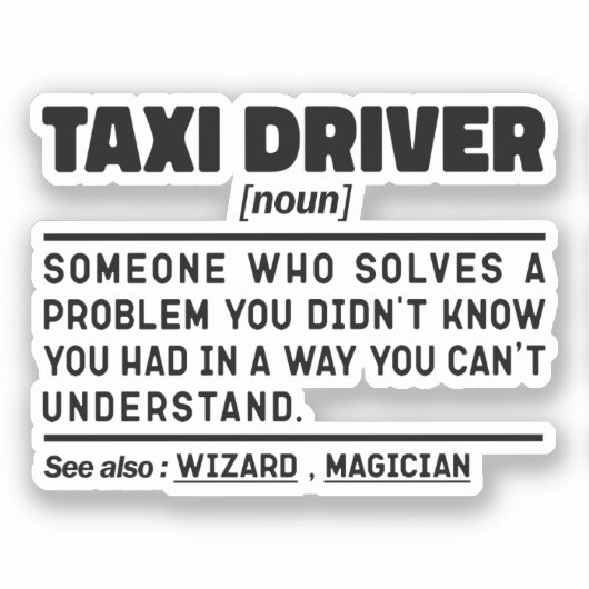 タクシー運転名詞定義運転専門家 シール (正面)