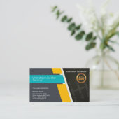 タクシー運転手のギアシフトシンプルクリエイティブタクシー 名刺 (スタンド正面)