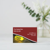 タクシー運転手のヨーロッパ人 名刺 (スタンド正面)