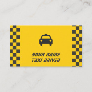タクシー運転手の名刺 名刺