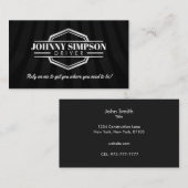 タクシー運転手の名刺 名刺 (正面/裏面)