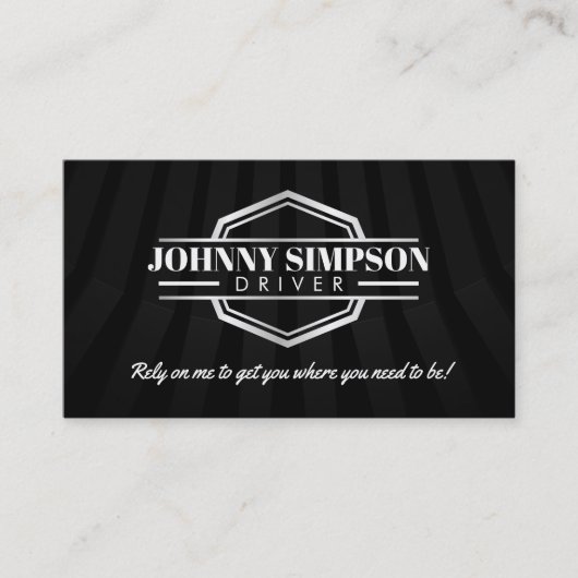 タクシー運転手の名刺 名刺 (正面)