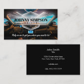 タクシー運転手の名刺 名刺 (正面/裏面)