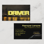 タクシー運転手の運転手として 名刺 (正面/裏面)
