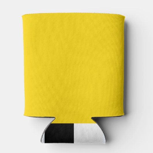 タクシー運転手オフデューティおもしろいイエローキャブ 缶クーラー (裏面)