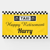 タクシー運転手ハッピーリタイアメントパーティー 横断幕 (横)