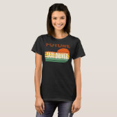タクシー運転手フューチャータクシー運転手 Tシャツ (正面フル)