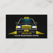 タクシー運転手モダン運転手 名刺 (正面)
