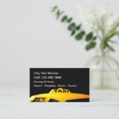 タクシー運転手交通サービス 名刺 (スタンド正面)