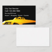 タクシー運転手交通サービス 名刺 (正面/裏面)