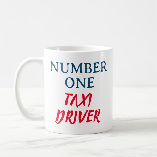 タクシー運転手1人 コーヒーマグカップ (左)