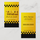 タクシー運転手/タクシーサービス 名刺 (正面/裏面)