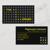 タクシー運転手・タクシー運転手シティ通りナビゲーター 名刺 (正面/裏面)