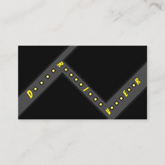 タクシー運転手・タクシー運転手シティ通りナビゲーター 名刺 (正面)