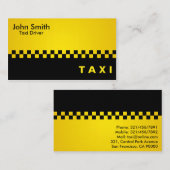 タクシー運転手-名刺 名刺 (正面/裏面)