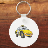 タクシー馬車の漫画 キーホルダー (正面)