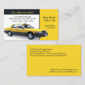 タクシー黄色いタクシーの名刺 名刺 (正面/裏面)