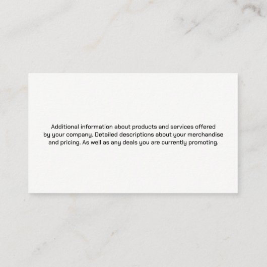 タクシー |イエローキャブ | QRコード名刺 名刺 (裏面)