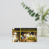 タクシー、タクシー、運転手、輸送用名刺 名刺 (スタンド正面)