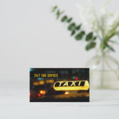タクシー、タクシー、運転手、運送用名刺 名刺 (スタンド正面)