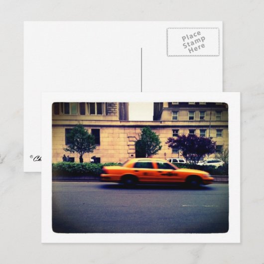 タクシー ポストカード (正面/裏面)