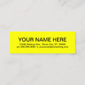 タクシー(モダンマス) スキニー名刺 (裏面)