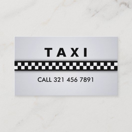 タクシー-名刺 名刺 (正面)