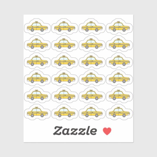 タクシー 車両プランナー シール (シート)