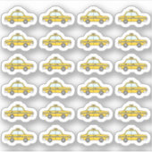 タクシー 車両プランナー シール (正面)
