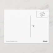 タクシー： B&W背景 ポストカード (裏面)