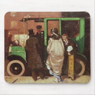 タクシー、c.1908-10 マウスパッド