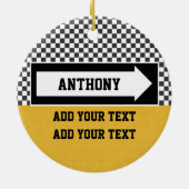 タクシー – SRF セラミックオーナメント (裏面)