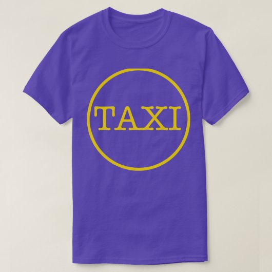 タクシー Tシャツ (デザイン正面)