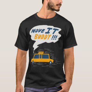 タクシーNYCイエローキャブ ムービットバディ ニューヨークで生き残った Tシャツ