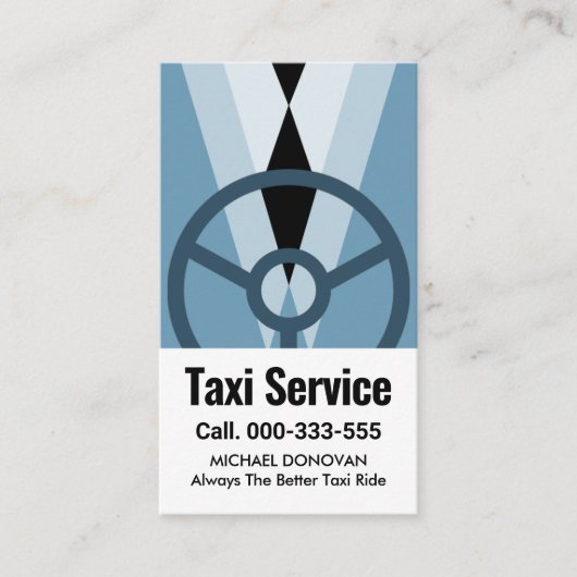 タクスタイリッシュシー乗務員 名刺 (正面)