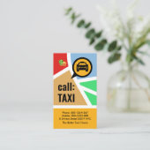 タクスタイリッシュシー地図ルート 名刺 (スタンド正面)