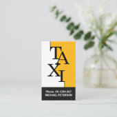 タクスタイリッシュシー縁どン乗共有運転手 名刺 (スタンド正面)