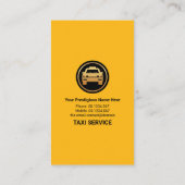 タクスタイリッシュシー縁どン乗共有運転手 名刺 (裏面)