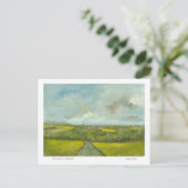 タクステッド教会と風車 ポストカード (スタンド正面)