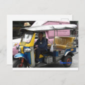 タクタクシーインバンコク – タユニーククシー ポストカード (正面/裏面)