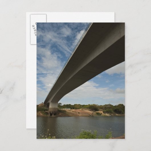 タクツを越えてガイアナとブラジルを結ぶ橋 ポストカード (正面/裏面)