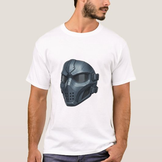 タクティカルマスクゲーマーTシャツ Tシャツ (正面)