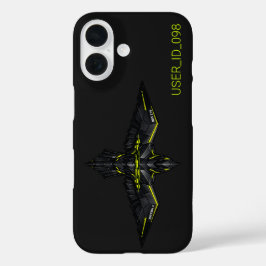 タクティカル RAVEN_CORE ゲーマー - アシッド グリーンT iPhone 16ケース