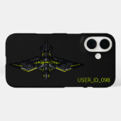 タクティカル RAVEN_CORE ゲーマー - アシッド グリーンT Case-Mate iPhoneケース (裏面 (横))