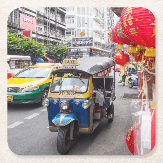 タクトゥク、バンコク スクエアペーパーコースター (正面)