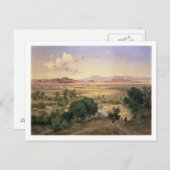 タクバヤの低い尾根から見たメキシコの谷 ポストカード (正面/裏面)