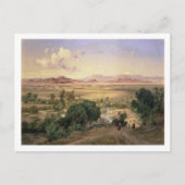 タクバヤの低い尾根から見たメキシコの谷 ポストカード (正面)