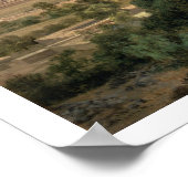 タクベイ低尾根からのメキシコの谷 ポスター (角)