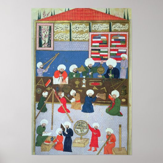 タクユディンなどの天文学者 ポスター (正面)