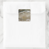 タクリマカン砂漠の砂塵の嵐、西中国 スクエアシール (バッグ)